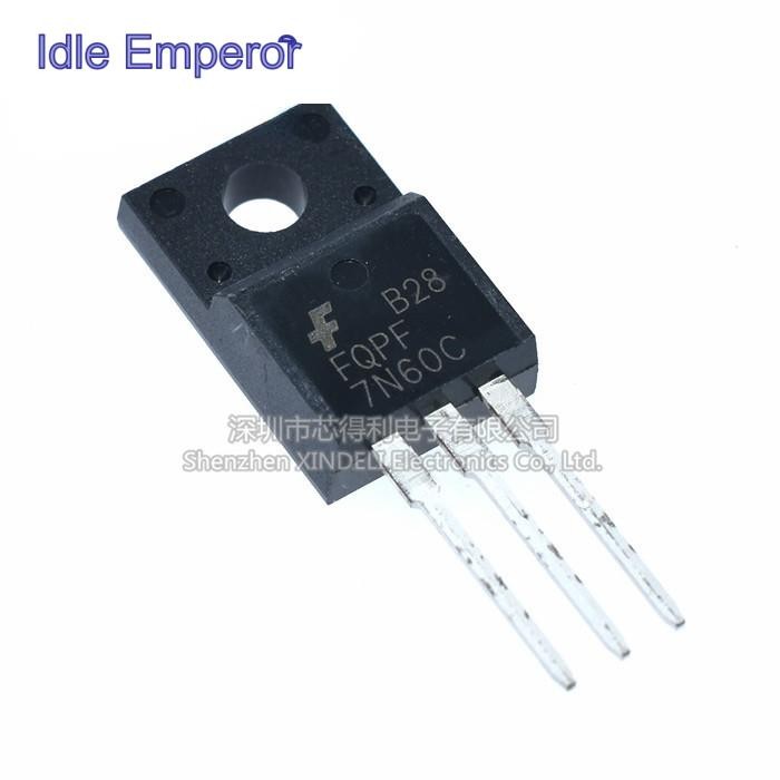 7n60 FQPF 7N60C 7N65C 7N80C In-line TO-220F Field Effect Tube 7A 600V MOS Tube ยี่ห้อใหม่พร้อมสต็อก 