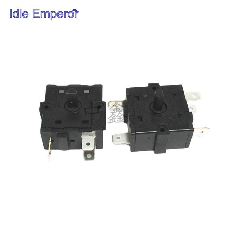 สวิตช์เกียร์เครื่องทําความร้อนไฟฟ้า 3 Pins 3 Gears 5 Pins 4 Gears High Power 16A250V 2 Pins 2 Gears 