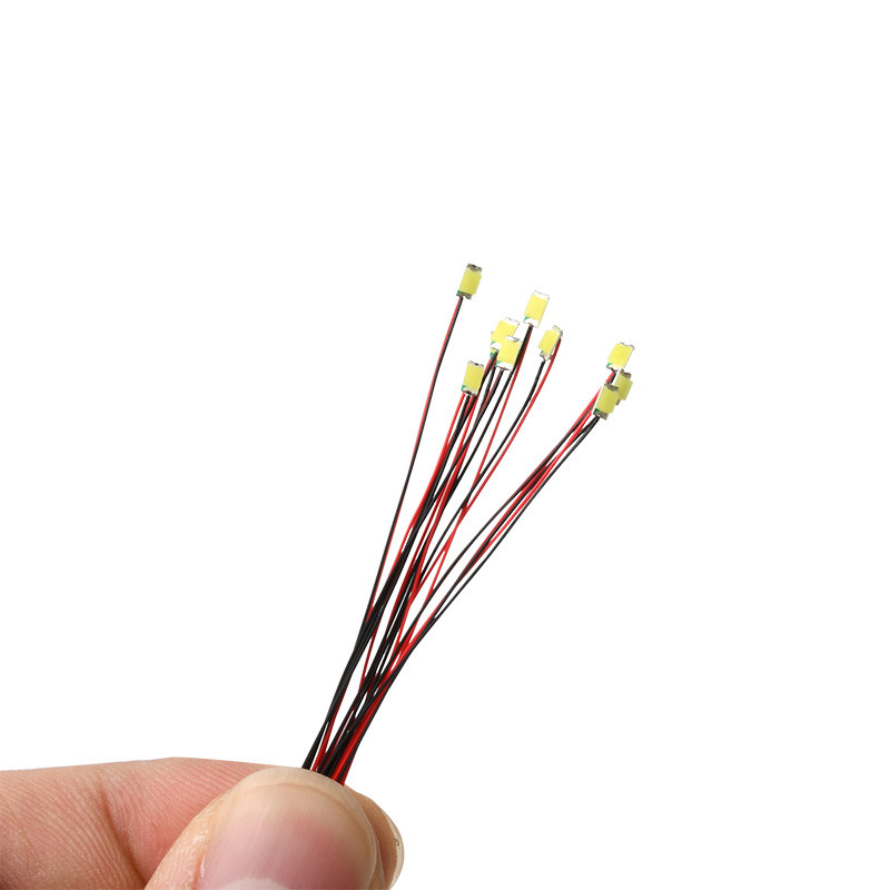 0805/0603/1206/0402 LED SMD ไฟตกแต่งโมเดลรถกันดั้ม 3V พร้อมสายไฟ