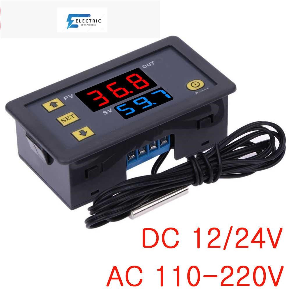 W3230 Mini Digital Temperature Controller 12V 24V 220V Thermostat Regulator ความร้อน Cooling Control