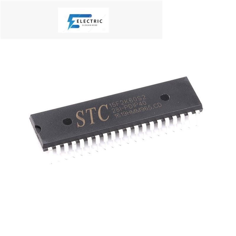 STC15F2K60S2 STC15F2K60S2-28I STC 15F2K60S2 PDIP40 DIP-40 1T 8051 Microcontroller MCU IC Controller 