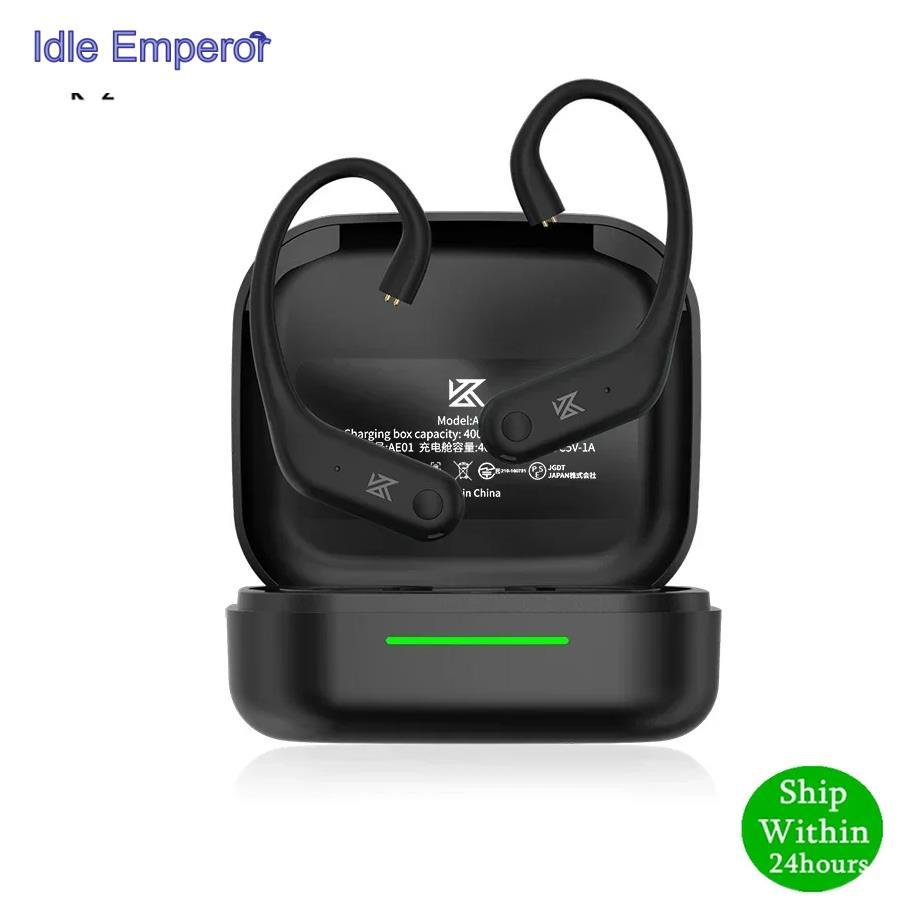 Kz AE01 สายอัพเกรดไร ้ สาย Bluetooth รองรับ 5.4 HIFI Wireless Ear Hook C PIN Connector พร ้ อมเคสชาร