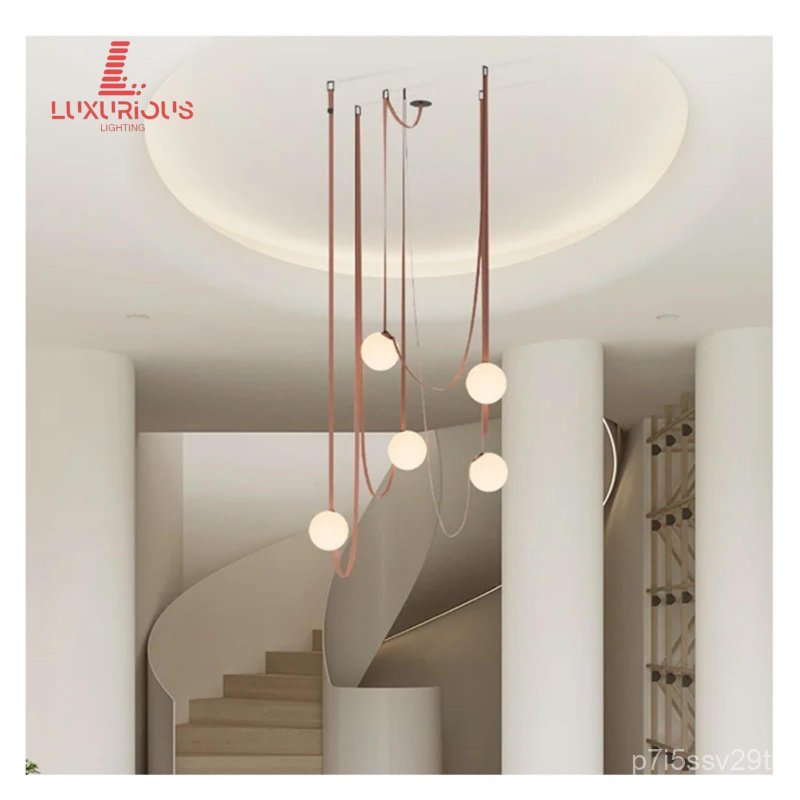 Zhongshan Simple Woven Rope Pendant Restaurant Sales Office Hotel Bar Counter Front Desk Personality