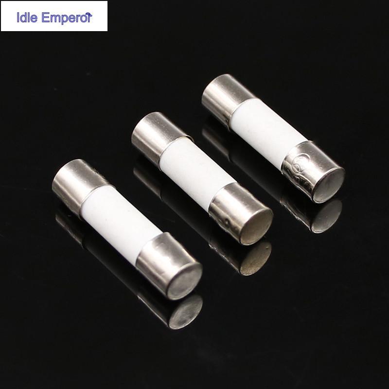 ฟิวส์เซรามิค ทรงกระบอก 8A 5x20 มม. 250V 8 Amer F8AL250V 10 ชิ้น ต่อล็อต