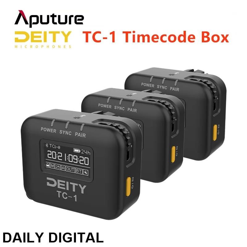 Apture Deity TC-1 Wireless Timecode Box Mini Portable OmniDirectional Mic สําหรับสัมภาษณ์การถ่ายภาพเ