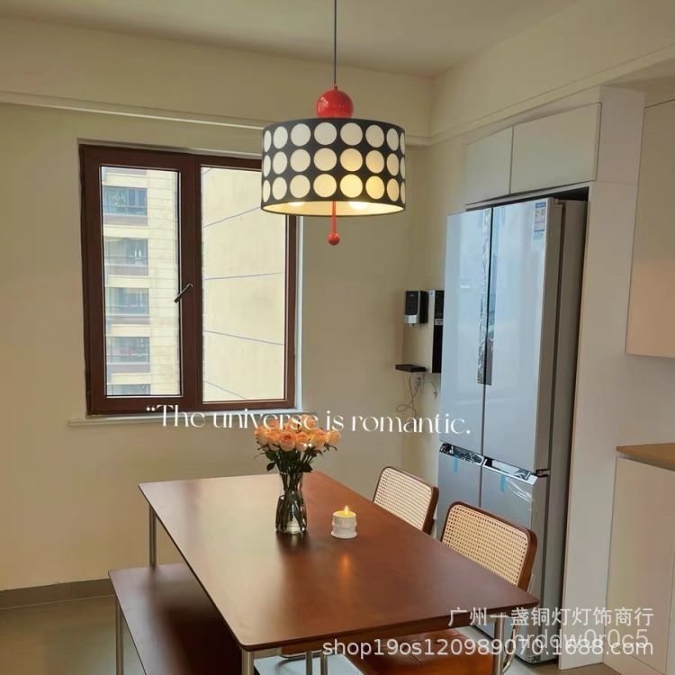French Restaurant Pendant Light Vintage vintage Restaurant Bedroom Entrance Retro Bar Island Cream Style Cafe Light 34GC