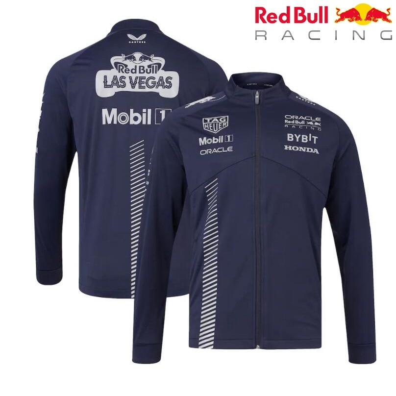 2025 ใหม่ล่าสุด F1 ชุดแข่ง + Las Vegas F1 Racing Team Softshell Jacket + ฤดูใบไม้ผลิผู้ชายและผู้หญิง