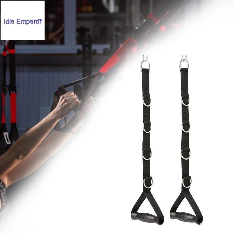 Perfeclan Tricep Bicep Rope Heavy Duty Resistance Band Grips สําหรับ Strength Training Push