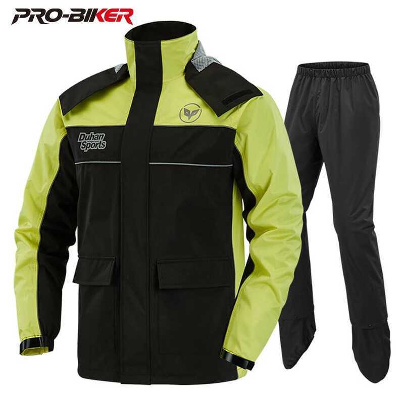 DUHAN เสื้อชูชีพเสื้อกันฝนสําหรับกันฝนรถจักรยานยนต์เสื้อผ้า Man & Women กันน้ํา Impermeables Para Ll