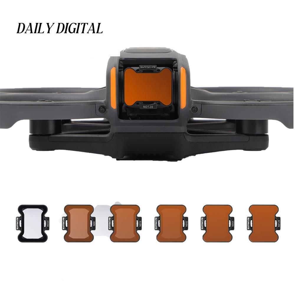 เหมาะสําหรับ DJI AVATA2 กรอง ND32 ND128 ลดแสง MCUV ผ่านเครื่อง ND8 ชุดกรอง Avata2 อุปกรณ์เสริมกิมบอล
