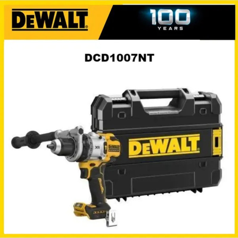 DeWalt DCD1007NT สว่านไฟฟ้าไร้สายไขควงสว่านกระแทกลิเธียมแบบไม่มีแปรง (เฉพาะตัวเครื่อง)