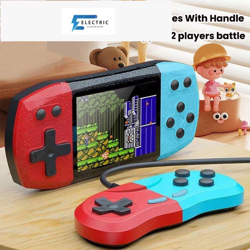 BlueWow F1 เกมพกพาเกมมือถือ 2 ผู้เล่น Gameboy Advance Connect TV PSP Nintendo Gameboy 620 เกม Gamebo