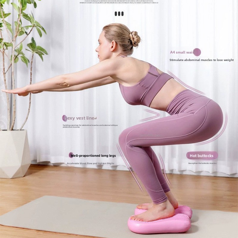 Inflatable Foot Stepper for Women Yoga Home Use Silent Stepper Foot Massager