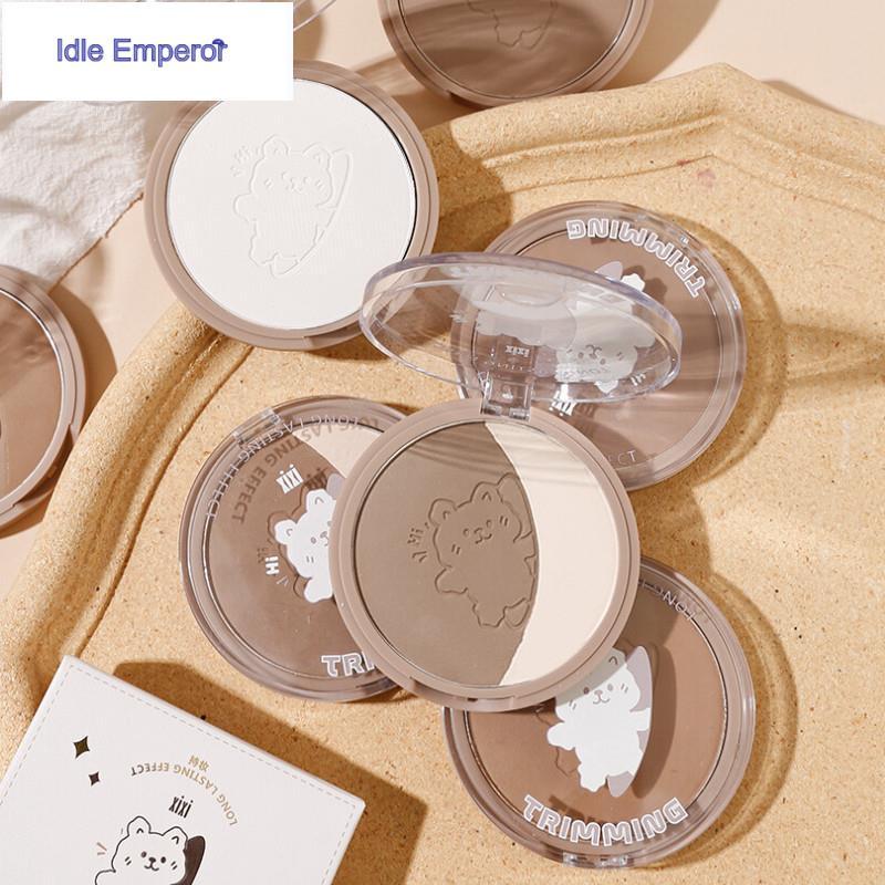 XIXI คอนทัวร์ ลิตเติ้ล บราวน์ แบร์ แป้งคอนทัวร์สองสี เงาจมูก เงาแมตต์ กระจ่างใส