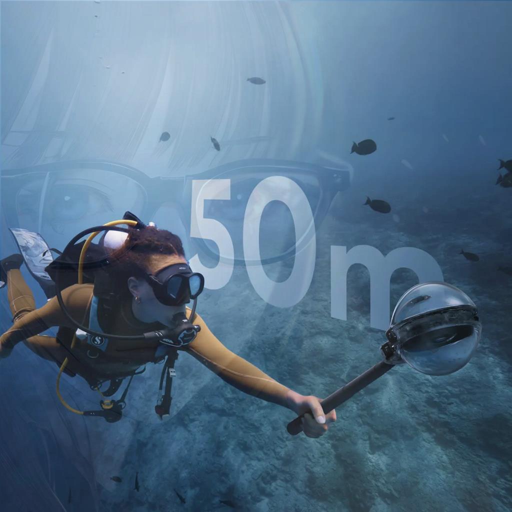 Insta360 X5 เคสดําน้ําที่มองไม่เห็น Pro,อุปกรณ์เสริม Insta360 X5 สําหรับ Insta360 X5