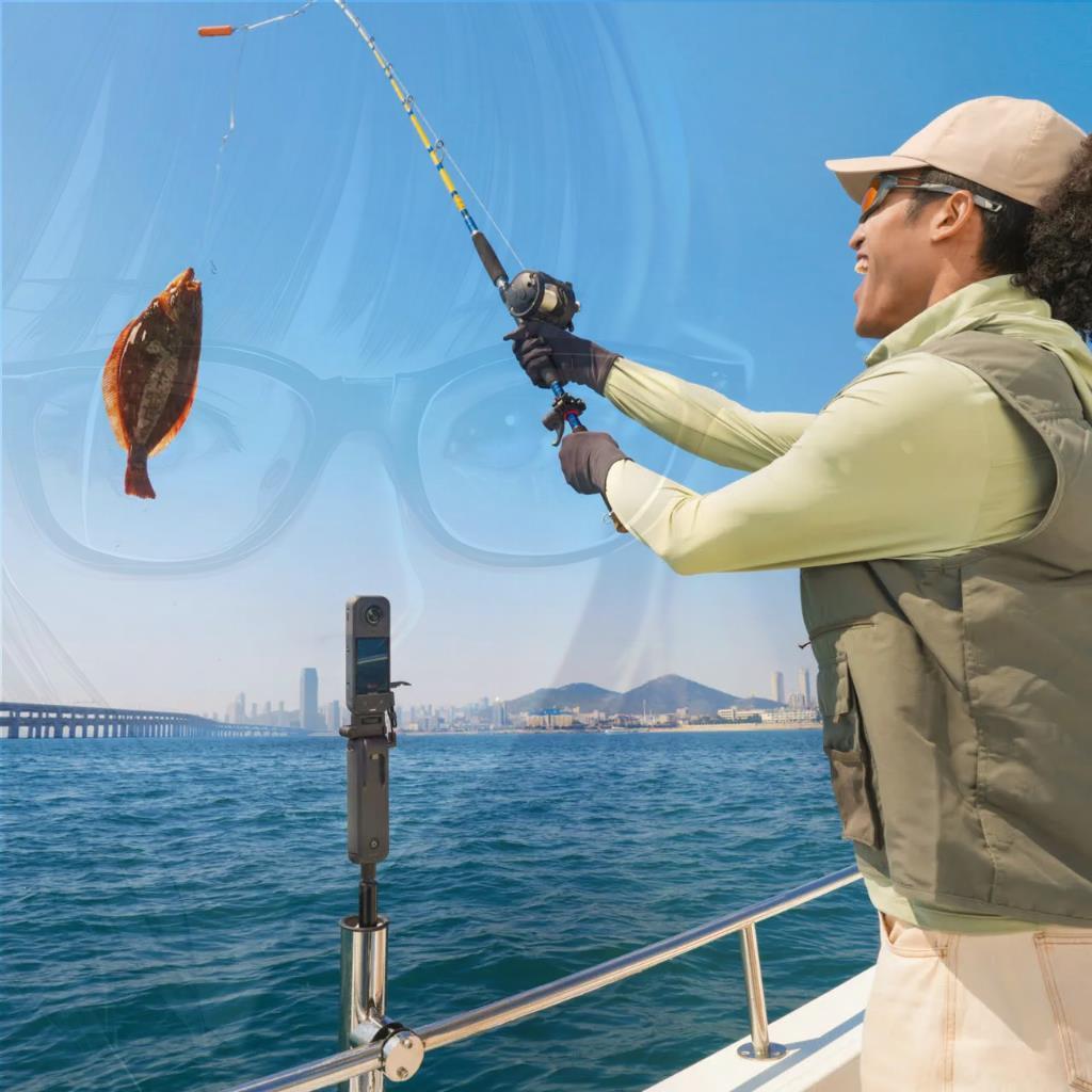 Insta360 FOMO Power Handle สําหรับ Insta360 X5Insta360 X4Insta360 X3