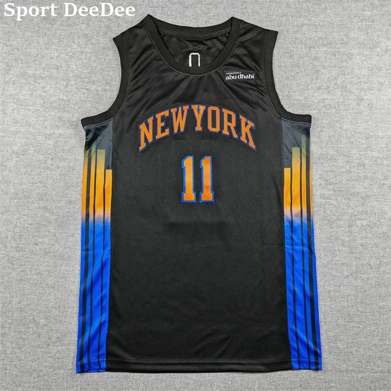 ผู้ชาย Jalen Brunson Swingman Jersey 2026 Statement Edition Josh Hart Jersey สีดํากีฬาบาสเกตบอลเสื้อ