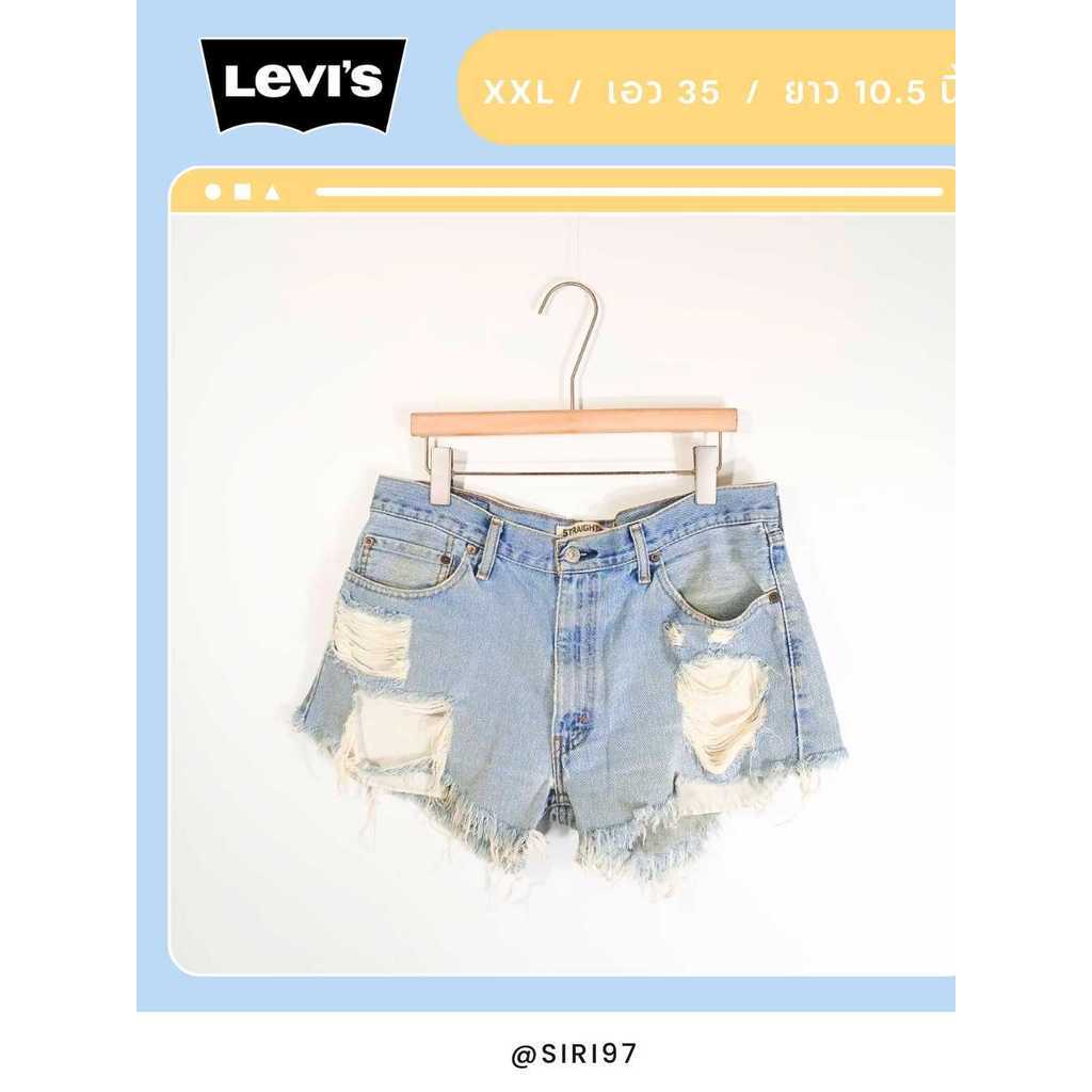 Levis กางเกงยีนส์ขาสั้น ใส่วันสบายๆ ใส่ง่าย / SizeXXL / มือสอง สภาพดี พร้อมส่ง