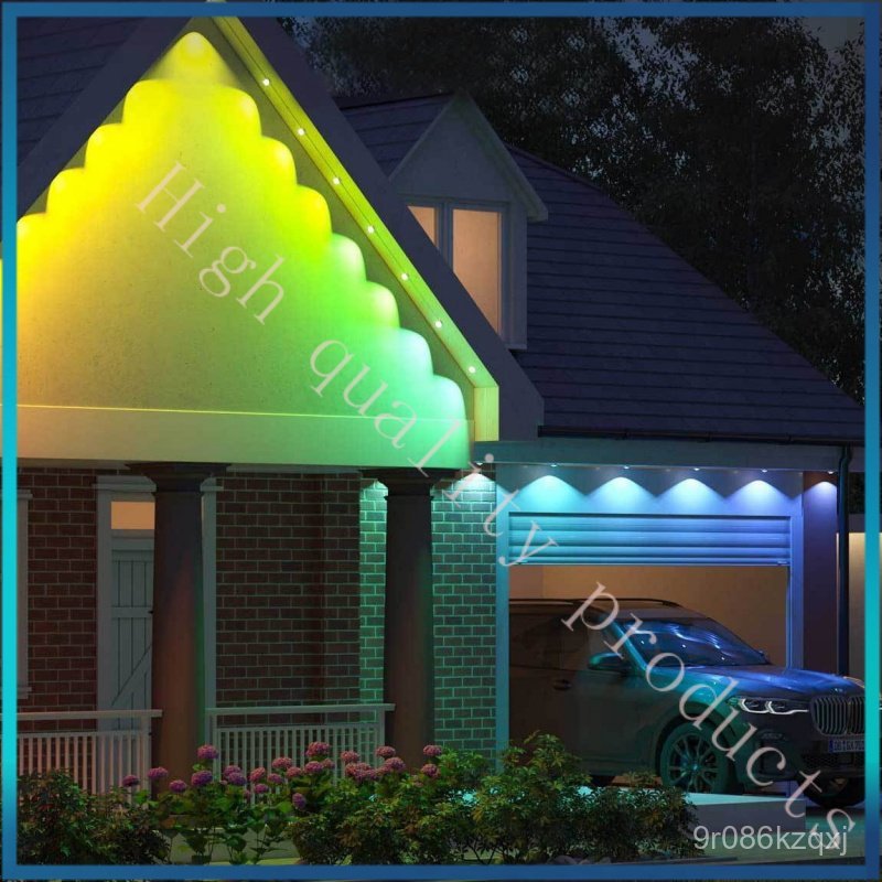 Graffiti wifi Bluetooth APP Control outdoor eaves lights LED Colorful Flowing Water Horse Race RGB C