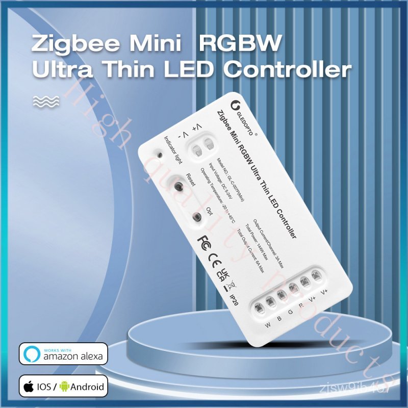 GLEDOPTO Intelligence RGBW LED Controller ZIGBEE+2.4G Voice APP Control Mini Model M4OO