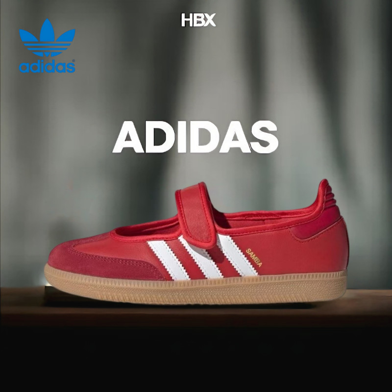 👍ของแท้ 100% adidas originals Samba Jane Red sandals JQ6446