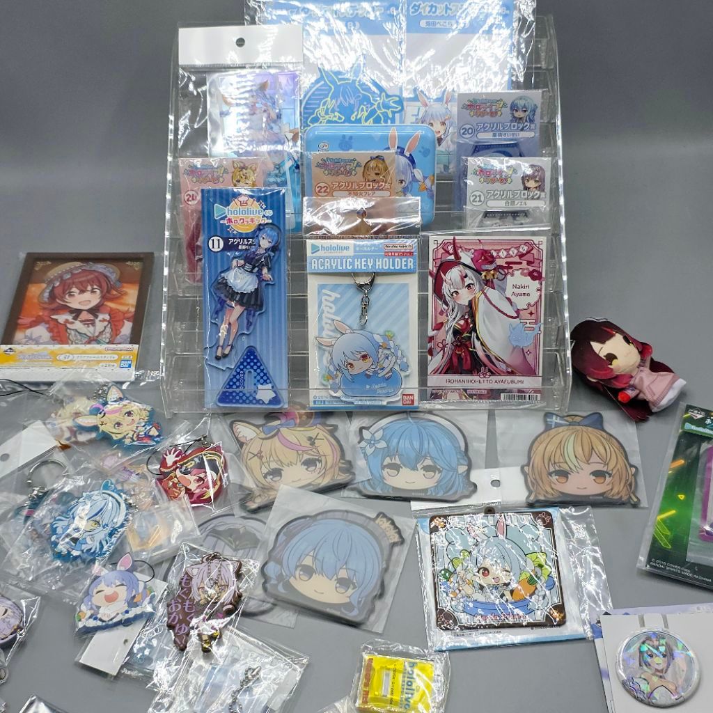 (lot3/แท้✅️) ของสะสม อนิเมะ Hololive goods pekora suisei  roboko noel  Lamy polka marine tokino koyori cover  โฮโลไลฟ์