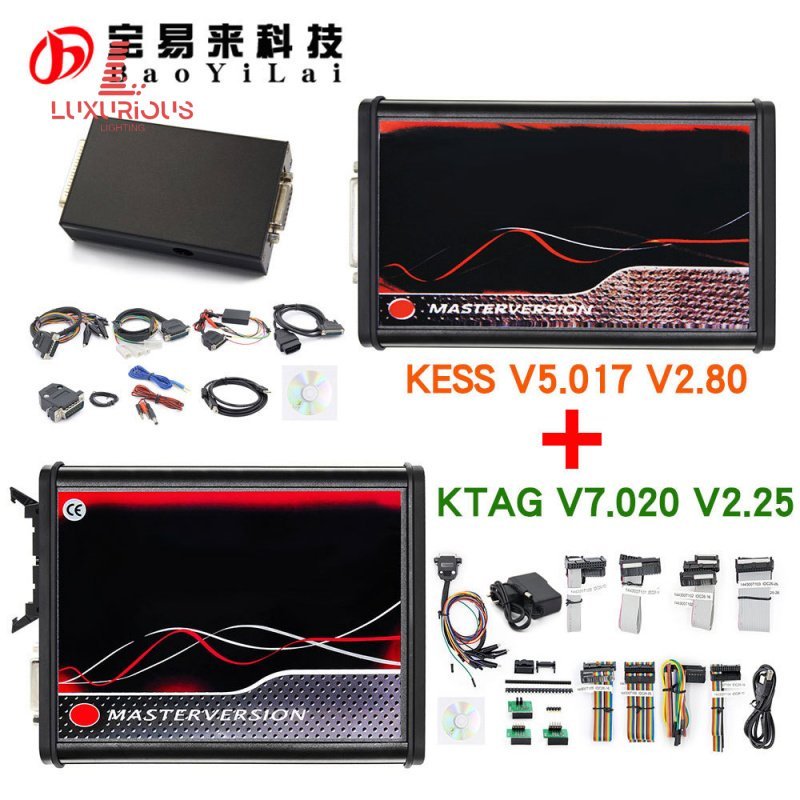 KESS V5.017 V2.8 KTAG V7.020 V2.25 2in1 K-Suite สีแดง PCB รุ่นยุโรป WH53