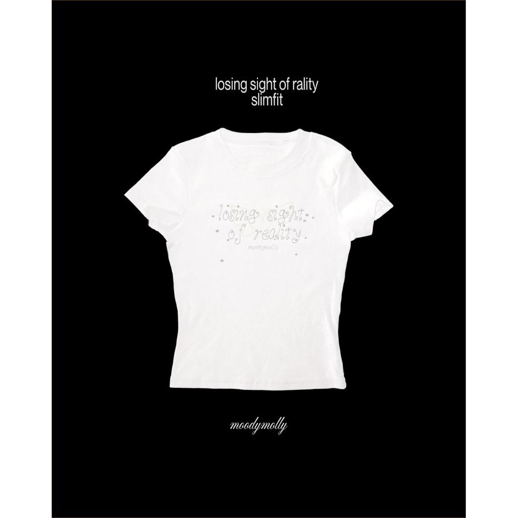 moodymolly  เสื้อ slimfit รุ่น losing sight tee