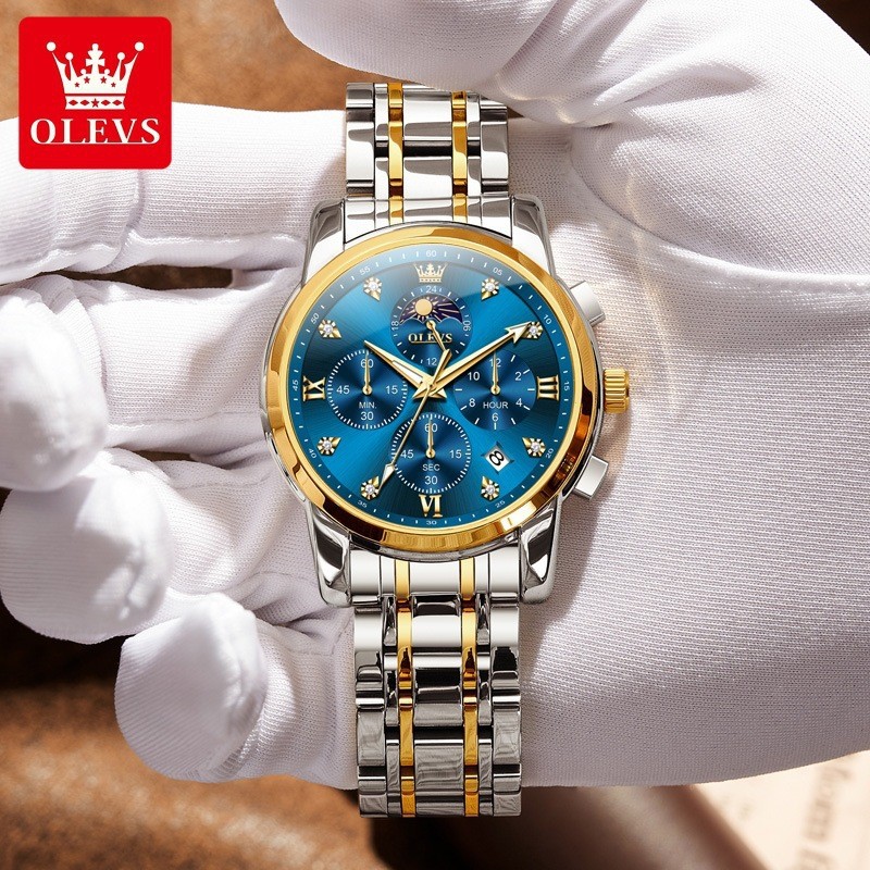 Oris multifunctional quartz watch for men, men's watch