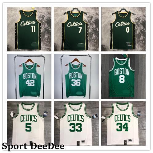 Sport DeeDee！เสื้อบาสเก็ตบอล Boston Celtics พร้อม LOGO City edition Jersey Vest Tatum Irving Brown