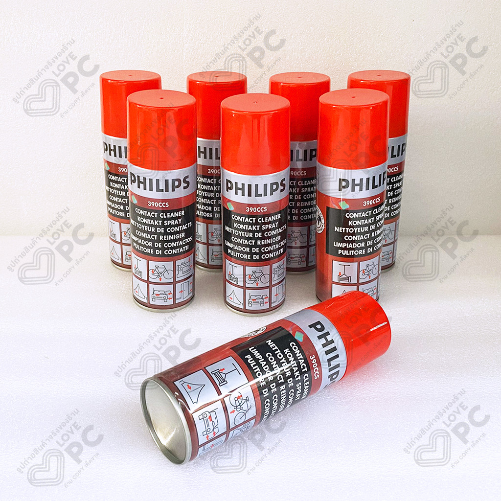 ของแท้ Philips 390CCS Contact Cleaner ขนาด 200ml. สเปรย์น้ำยาทำความสะอาดแผงวงจร อเนกประสงค์