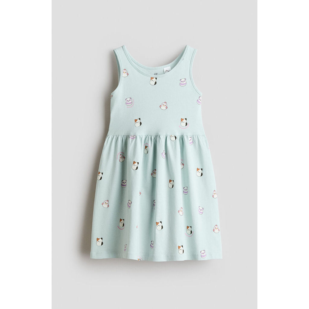 H&M(เอชแอนด์เอ็ม) ชุดเดรสผ้าฝ้ายพิมพ์ลาย เด็กหญิง 1154543_20