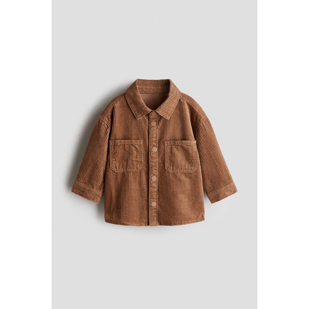 H&M(เอชแอนด์เอ็ม) เสื้อเชิ้ตผ้าคอตตอนคอร์ดูรอย Infants Cotton corduroy shirt 1242563_4
