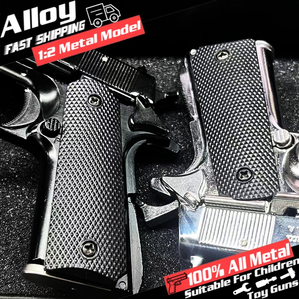 โมเดล COLT M1911 1:2.05 จิ๋วหรูหรา ตกแต่งชั้นวางของ สไตล์โมเดิร์น #ตกแต่งห้อง #โมเดลสวย