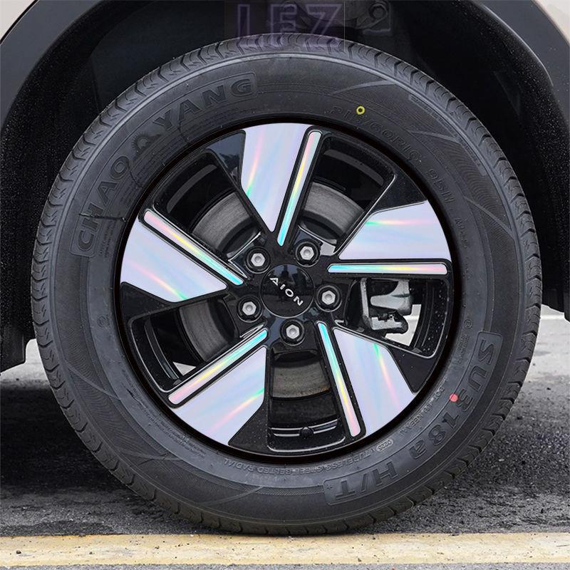AION UT อุปกรณ์เสริม AION UT AION UT สติกเกอร์ล้อ 53 ซม.ส่วนบุคคลดัดแปลง Blackened สติกเกอร์รถฟิล์มต