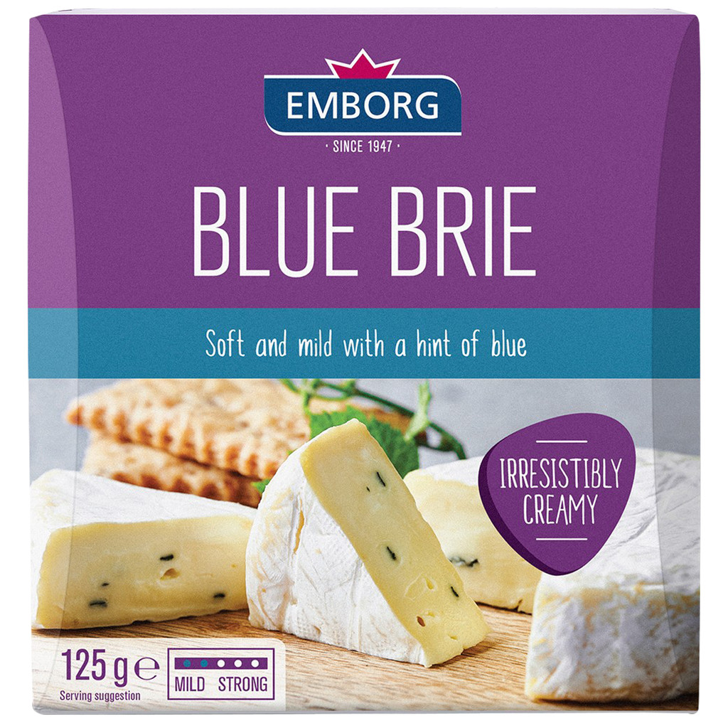 [0268410] Emborg Blue Brie Cheese Emborg บลูบรีชีส 125g