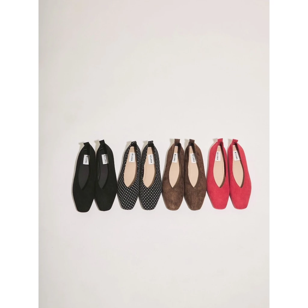 **วิดีโอลด30%** 25twentyfives - รองเท้า รุ่น GA-01 ทรง Square-toe Flat ดีไซน์เรียบหรูแบบมินิมอล