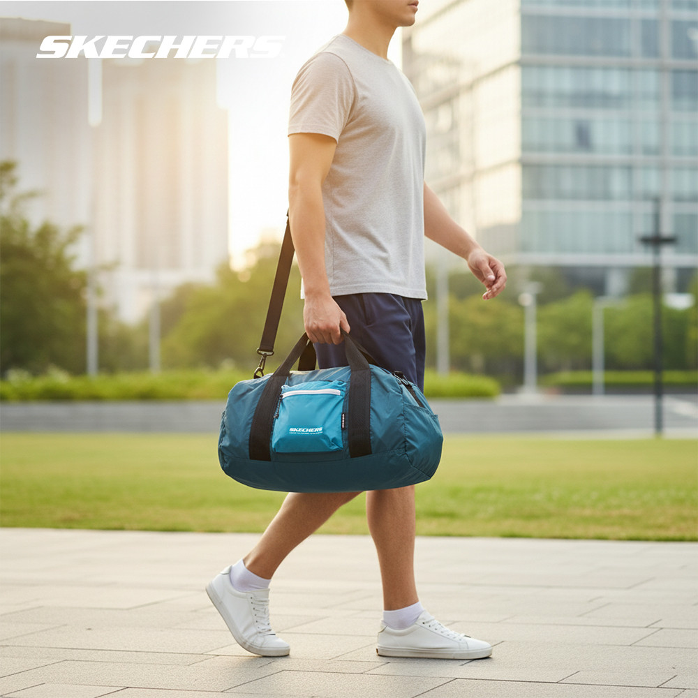 Skechers สเก็ตเชอร์ส กระเป๋าดัฟเฟิลยูนิเซ็กส์ Unisex Duffle Bag Accessory - SL225U221-TLBL (FF)