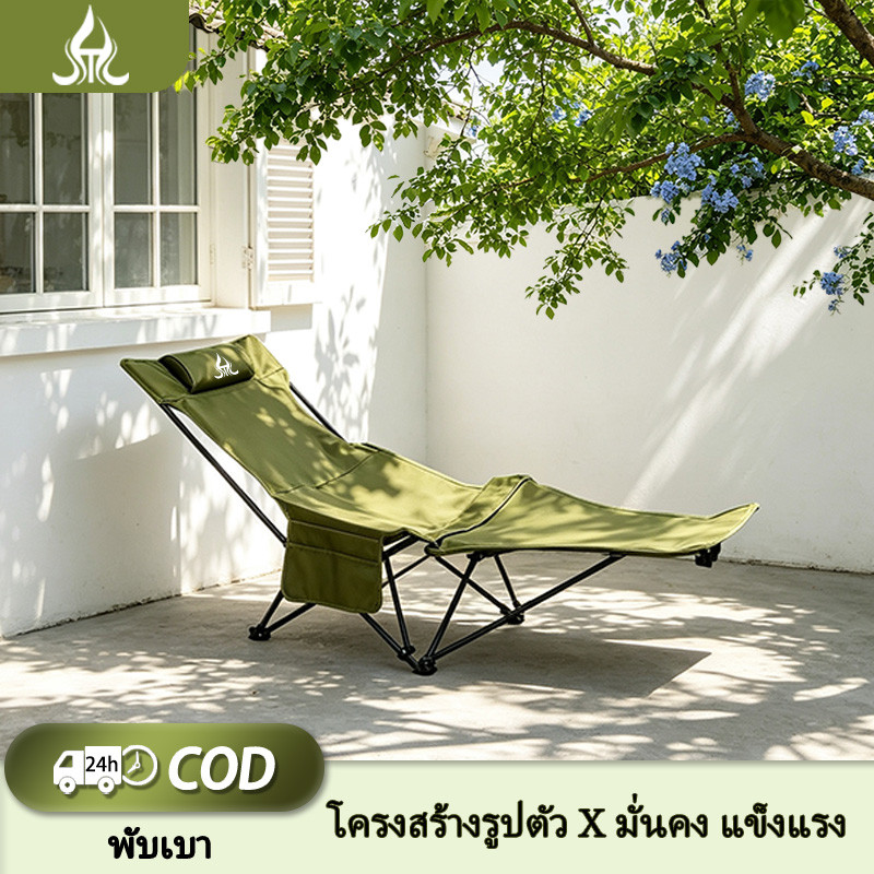 เก้าอี้มีที่พักขา-เก้าอี้พับเหล็กคาร์บอน-ตั้งแคมป์กลางแจ้ง,ตกปลาปิคนิค-การใช้งานหลายฉาก-จัดส่งจากประเทศไทย