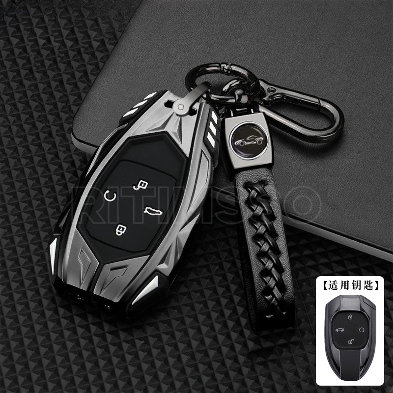 เคสรีโมตกุญแจรถยนต์ โลหะผสมสังกะสี สําหรับ Trumpchi GAC 2021 Empow J11 J12 J13 J14 J15 GS8 2023