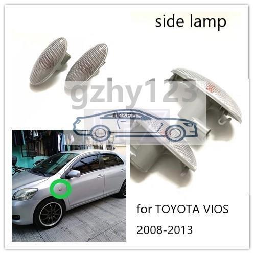 หลอดไฟสัญญาณบังโคลนด้านข้าง สําหรับ TOYOTA VIOS 2008 2009 2010 2011 2012 2013 COROLLA Altis 2007-201