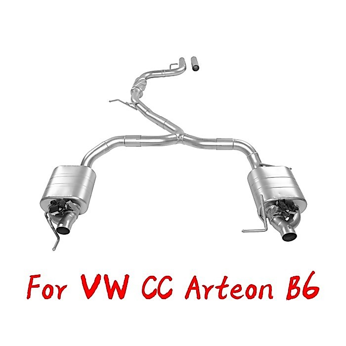 For Volkswagen VW Arteon CC B6 2010-2018 1.8T 2.0T 3.0 3.6 Car Exhaust System Pipe Performance Catt