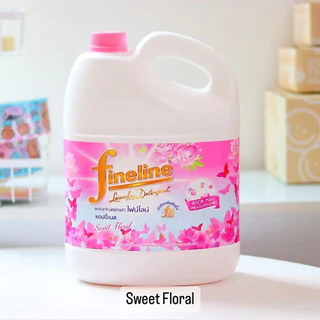 [1แกลลอน]ไฟน์ไลน์ซักผ้า Fineline น้ำยาซักผ้าแบบแกลอน สูตรลดกลิ่นอับชื้น 3000 มล. ซักมือและซักเครื่อง