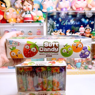 เยลลี่ผลไม้ 5 รส เคลือบน้ำตาล 1 เเพค 30 ชิ้น