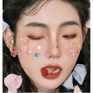 สติ๊กเกอร์ติดหน้าติดผม(พร้อมส่ง)