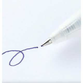 MUJI 🖊️ ปากกา หัวกด ลูกลื่น สี น้ำเงิน หัว 0.5 มูจิ ของแท้ Smooth Gel Ink Ballpoint Pen Blue