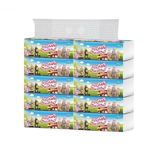 ทิชชู่ลายแกะ 1หิ้ว10ห่อ กระดาษทิชชู่ หนา3ชั้น สินค้าส่งในไทย