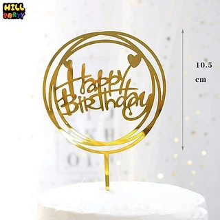 ป้ายท็อปเปอร์ Happy Birthday น่ารัก ปาร์ตี้วันเกิด
