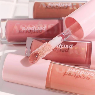 (ราคาSale=ใกล้หมดอายุ) PERIPERA Ink Glasting Lip Gloss 4.5ml ลิปกลอส เพอริเพอร่า