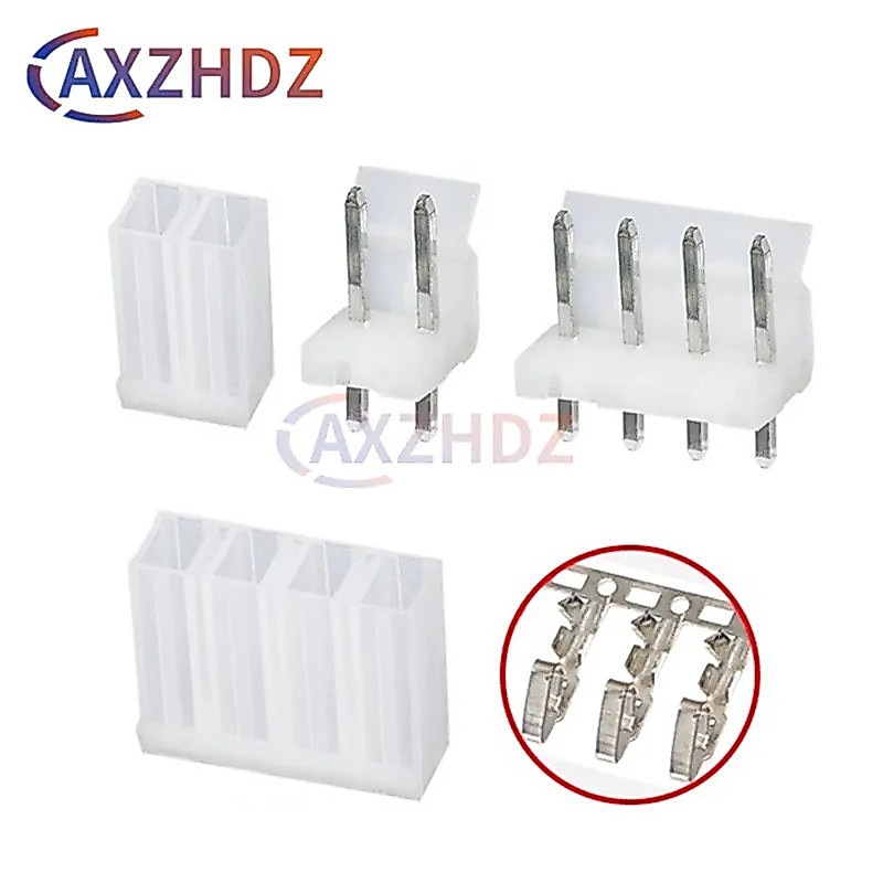 50PCS Ch5.08 มม.2/3/4/5/6/7/8 Pin Connector 5.08 มม.PITCH ตรงเข็ม Pin Header + Terminal Ch5.08-2p/3 